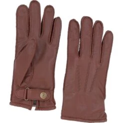 Men's Leather Gloves Tan: GB-520