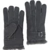 Mens Leather Sheepskin Gloves Nap Grey: DB-707