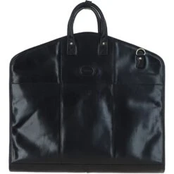 Mens Michigan Leather Suit Carrier Black: 8145