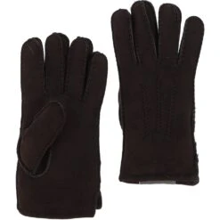 Mens Suede Sheepskin Gloves Brown: 6001