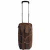 Mens Weekend Leather Travel Holdall Mud/vt : Albert