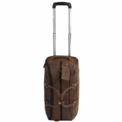 Mens Weekend Leather Travel Holdall Mud/vt : Albert