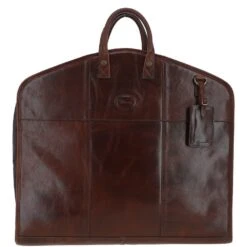 Michigan Leather Suit Carrier Tempo Brown: 8145