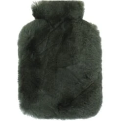 Natural Sheepskin Hot Water Bottle Cover Cypress: HW Bottle Cover