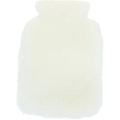 Natural Sheepskin Hot Water Bottle Cover Ivory: HW Bottle Cover