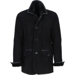 Sheepskin Coat Black : Richmond