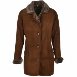 Sheepskin Coat Brown : Florence