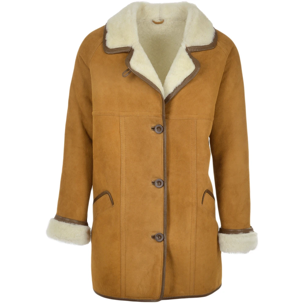 Sheepskin Coat Tan : Florence