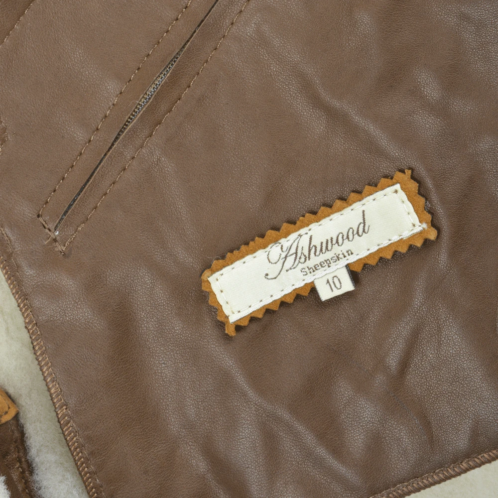 Sheepskin Coat Tan : Florence - Image 5