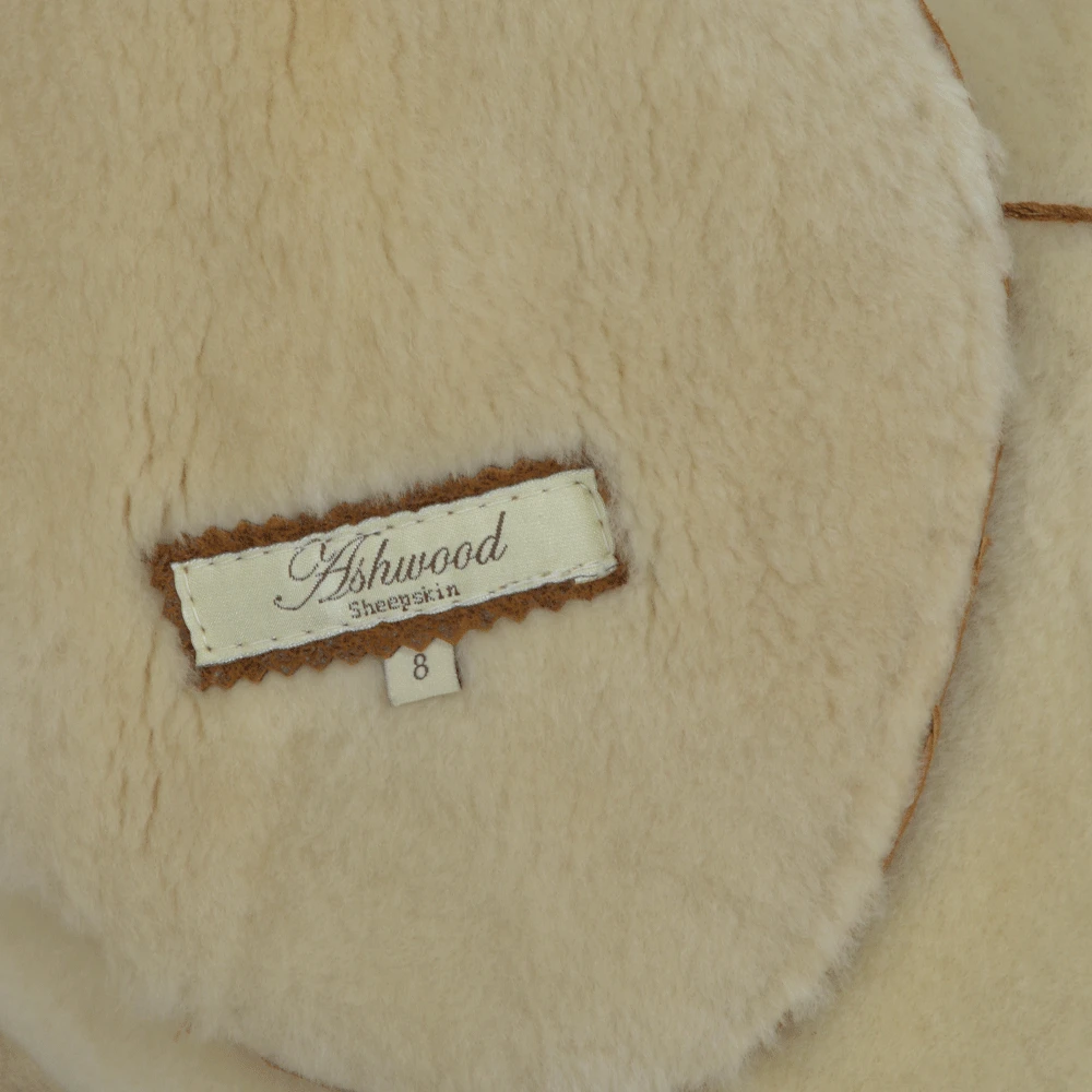 Sheepskin Coat Tan : Olivia - Image 5