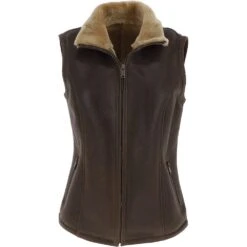 Sheepskin Gilet Antique: Andorra