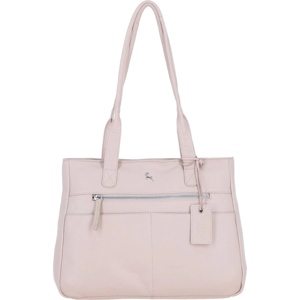 Sleek & Spacious Shoulder Bag Blush: London