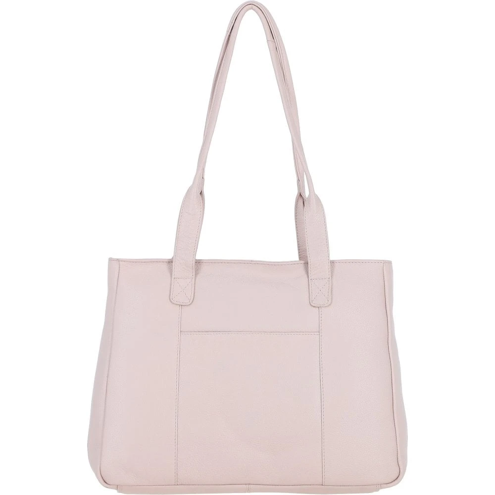 Sleek & Spacious Shoulder Bag Blush: London - Image 3