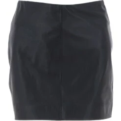 Stylish Leather Pencil Skirt Black: SK 14
