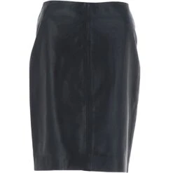 Stylish Leather Pencil Skirt Black: SK 21