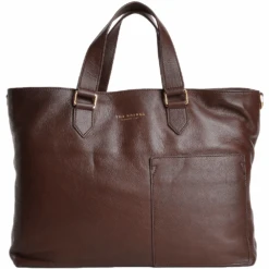 The Bridge Italian Large Travel Work Bag Brown - 064474 1H 14 NH