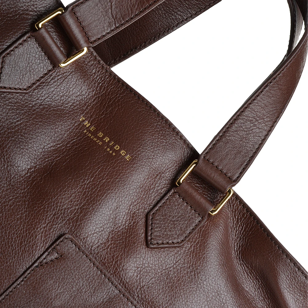 The Bridge Italian Large Travel Work Bag Brown - 064474 1H 14 NH - Image 4