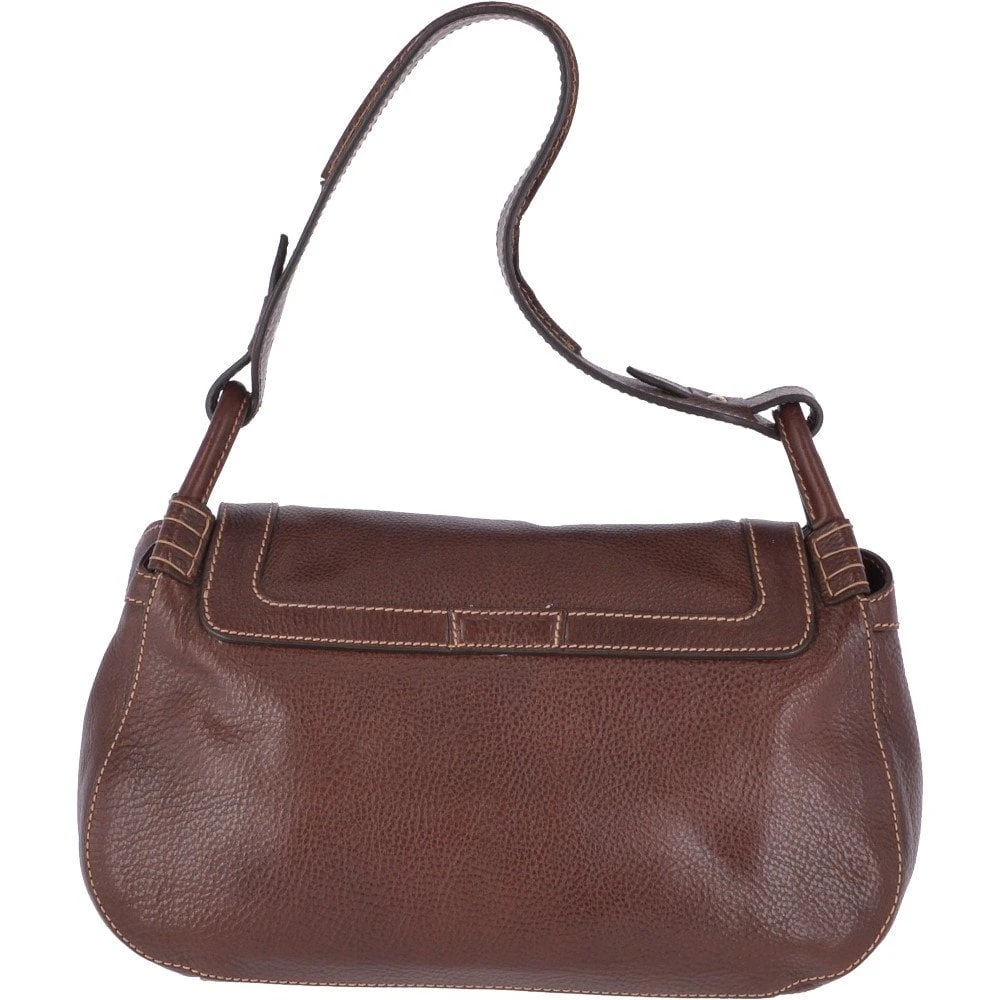 The Bridge Medium Italian Shoulder Bag Brown - 0407251P - Image 3