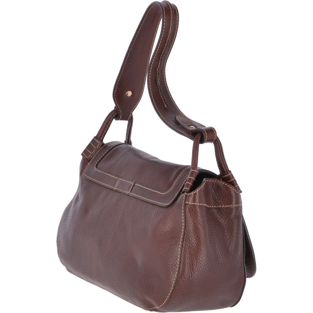 The Bridge Medium Italian Shoulder Bag Brown - 0407251P - Image 4