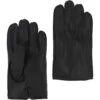 Touch Screen Friendly Leather Gloves Brown : 821