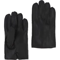 Touch Screen Friendly Leather Gloves Brown : 821