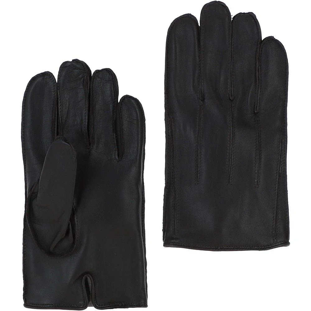 Touch Screen Friendly Leather Gloves Brown : 821
