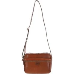 Unisex Leather Body Bag – Honey: T-72