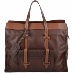 The Bridge Unisex Travel And Shopper Bag Brown : 0650641P