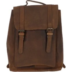 Vintage Leather Backpack Tan 2: Ryan