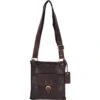 Vintage Small Leather Shoulder Bag Brandy – G20