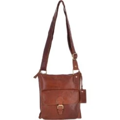 Vintage Small Leather Shoulder Bag Honey – G20