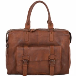 Vintage Weekend Leather Holdall Rust : 7997