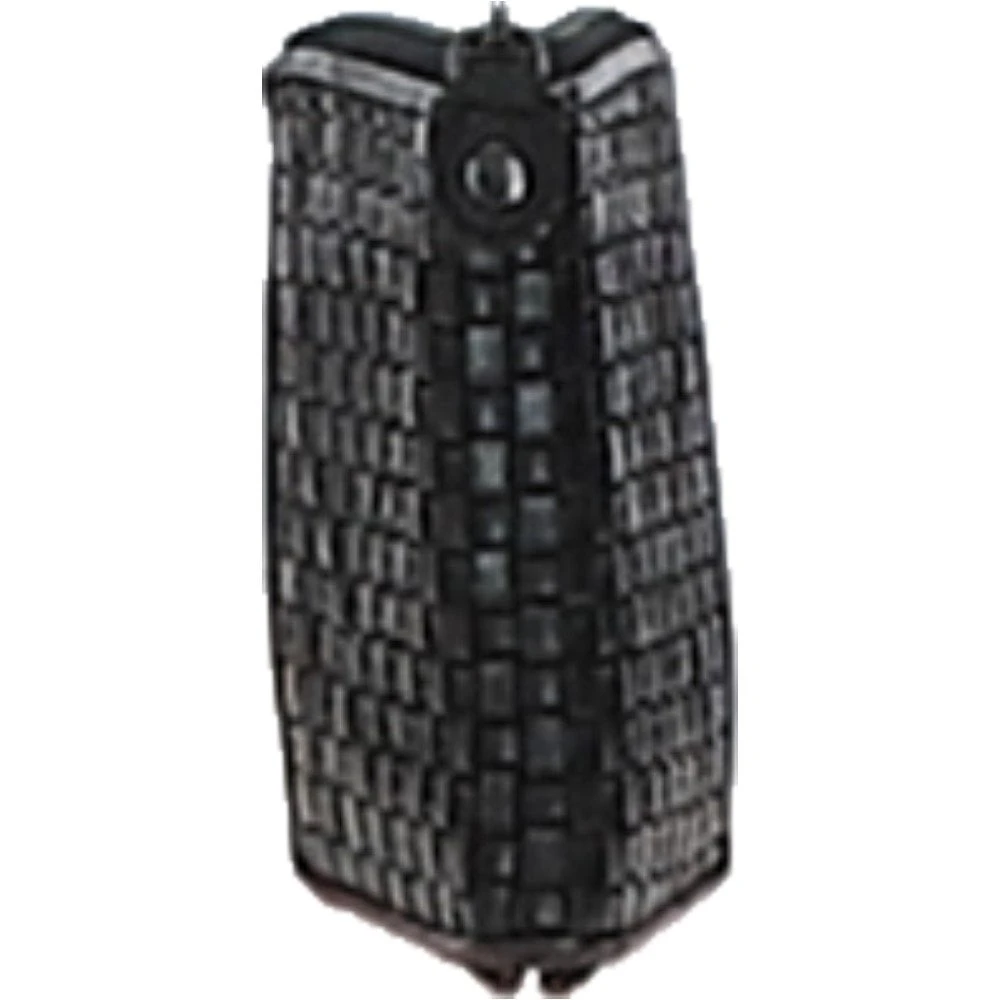 Vintage Woven Leather Zip Around Small 6 Card Coin Purse Black : D-80 - Image 3