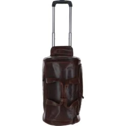 Weekend Columbian Leather Travel Holdall Brown : 8146