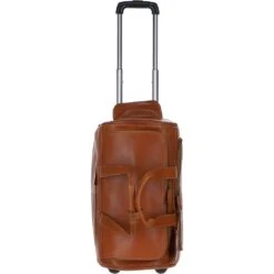 Weekend Columbian Leather Travel Holdall Tan : 8146