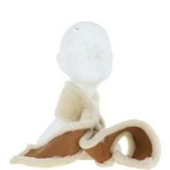 Women's Natural Winter Sheespkin Scarf Tan: Fen Scarf