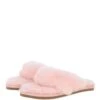Women's Luxury Sheepskin Flip Flops Pink : Fen-SFF