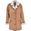 Women's Sheepskin Coat Biscuit Tan : Florence