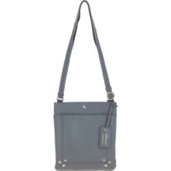 'XSpirit' Leather Crossbody Bag Charcoal Grey: 63033/CB4