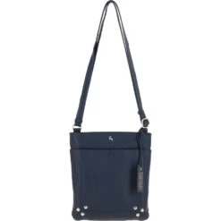 'XSpirit' Leather Crossbody Bag Navy: 63033/CB4